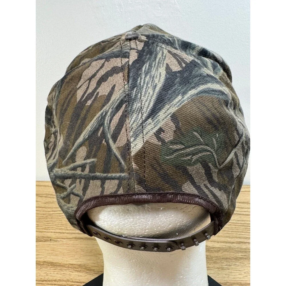 Vintage Gander Mountain Cap Mossy Oak‎ Camouflage Camo Adjustable Snapback Hat